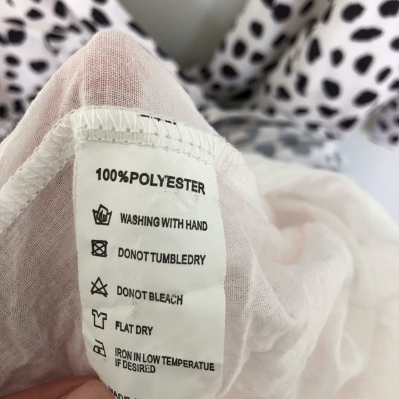 💥HOST PICK💥 Zara Polka Dot Shoulder Tie Ruffle Mini Dress - Picture 9 of 11